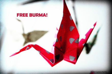 Free Burma - Image by Luciana Nechita from the Free Burma Flickr pool