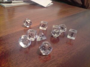 Transparent Roleplaying Dice